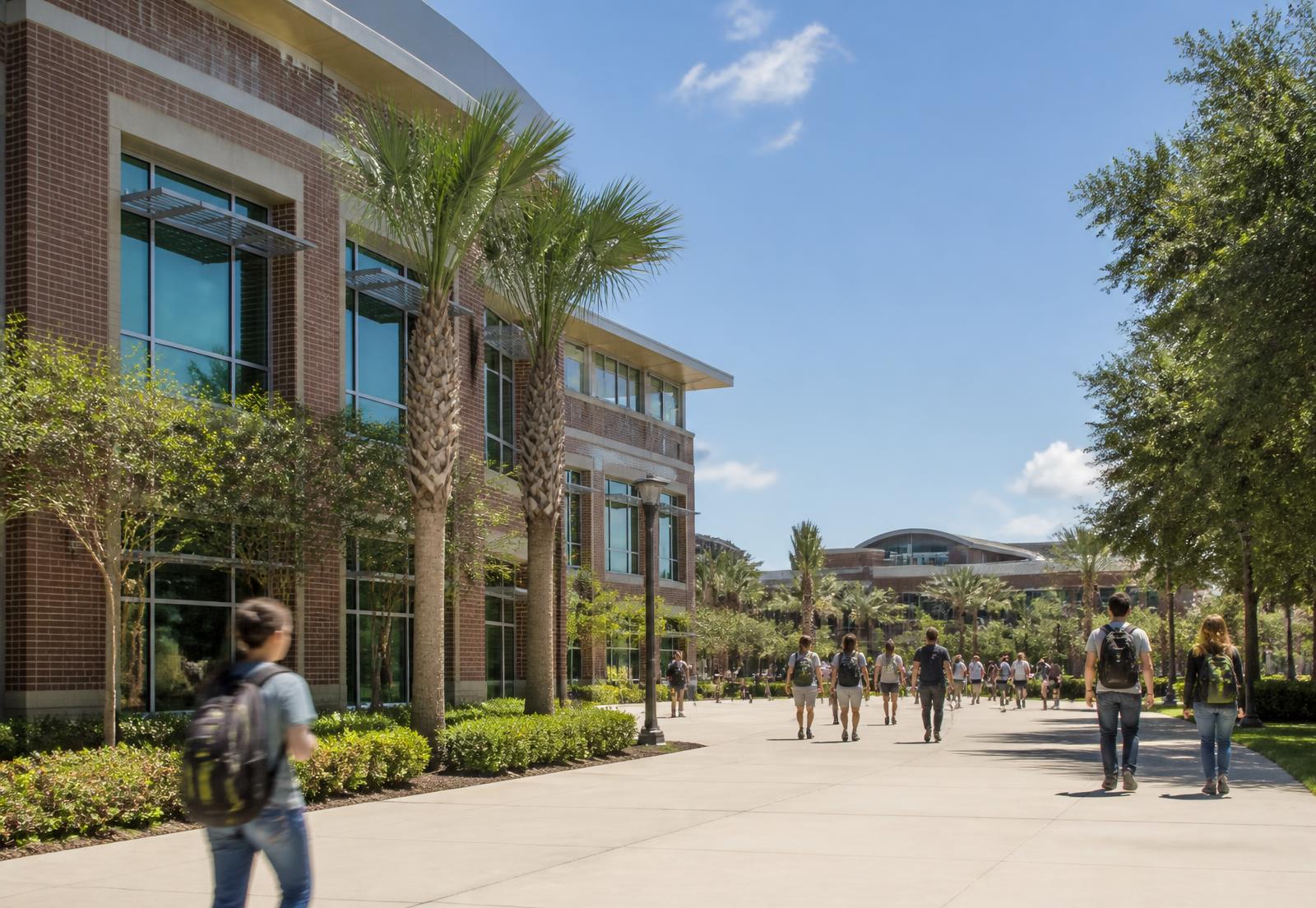 The Northeast Coastal University campus building in Jacksonville, Florida
